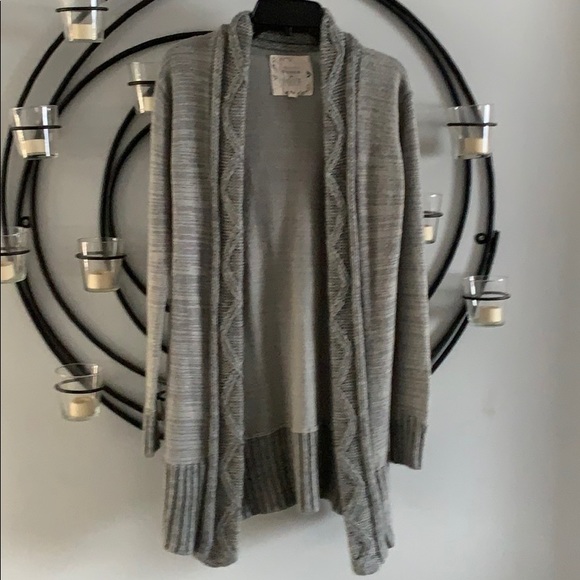 Gray long sweater cardigan size M - Picture 1 of 7